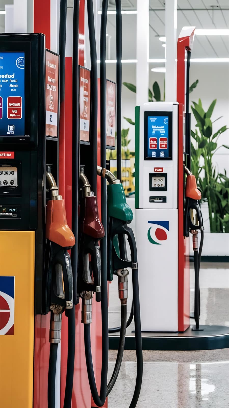 JN Energy fuel pumps at a retail station